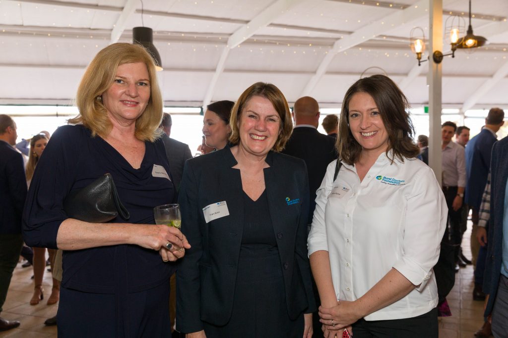 Deanne Stevens from Outback Futures with Fran Avon (c) CEO and Kathryn Ritchie (R) Fundraising and Relationship Manager of Rural Doctors Foundation